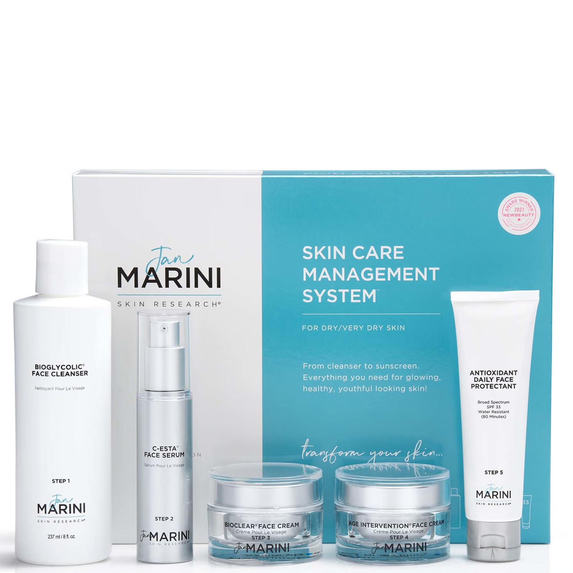Skin Care Management System W/ Tinted SPF